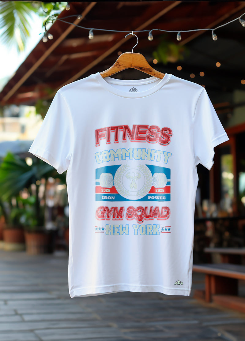 CAMISETA FITNESS COMMUNITY ALGODÃO PREMIUM