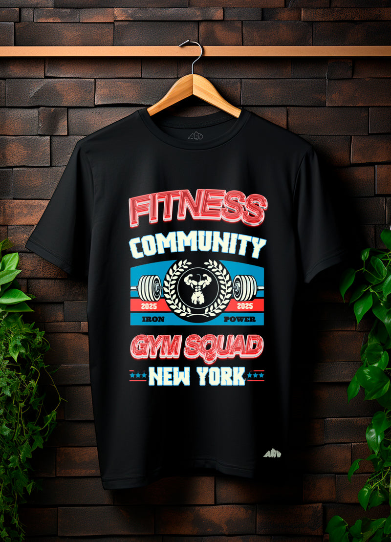 CAMISETA FITNESS COMMUNITY ALGODÃO PREMIUM